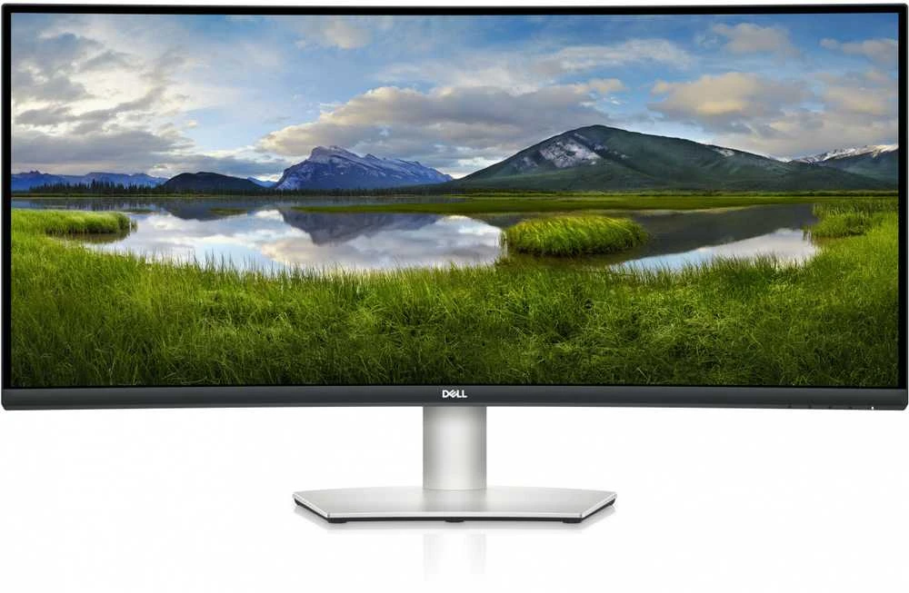 Monitorius Dell USB-C S3423DWC, 34Inch/Curved/ 3440 x 1440/ LED LCD/ VA/ 4ms/ 100Hz/300cd/m²,USB-C/ DP/ USB-A/HDMI, Audio Out, AMD FreeSync