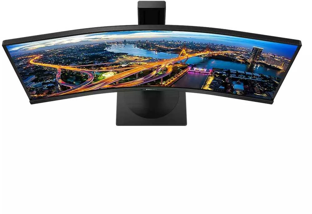Monitorius Philips 345B1C/00 lenktas „UltraWide“ QHD 3440 x 1440 p/Adaptive-Sync/DisplayPort