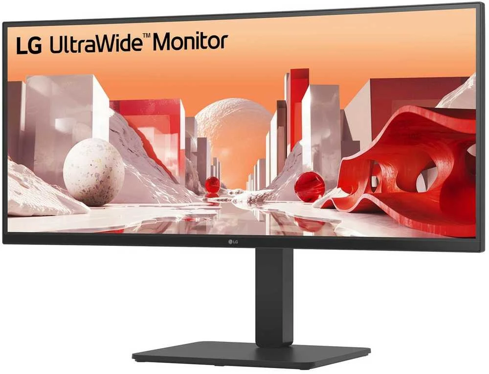 Monitorius LG 86,72 cm / 34 colių (3440 x 1440) LG 34BA85QE-B 21:9 WQHD IPS lenktas 5 ms 60 Hz HDR10 HDMI DP USB-C garsiakalbis
