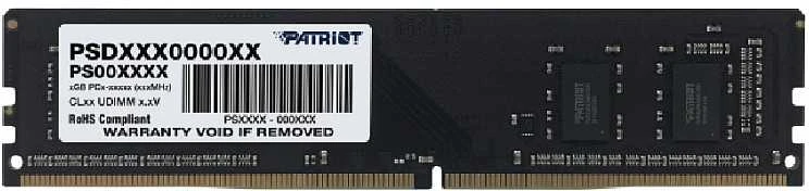 RAM „Patriot Memory Signature Line PSD58G560082“ atminties modulis 8 GB 1 x 8 GB DDR5 5600 MT/s 288 kontaktų UDIMM