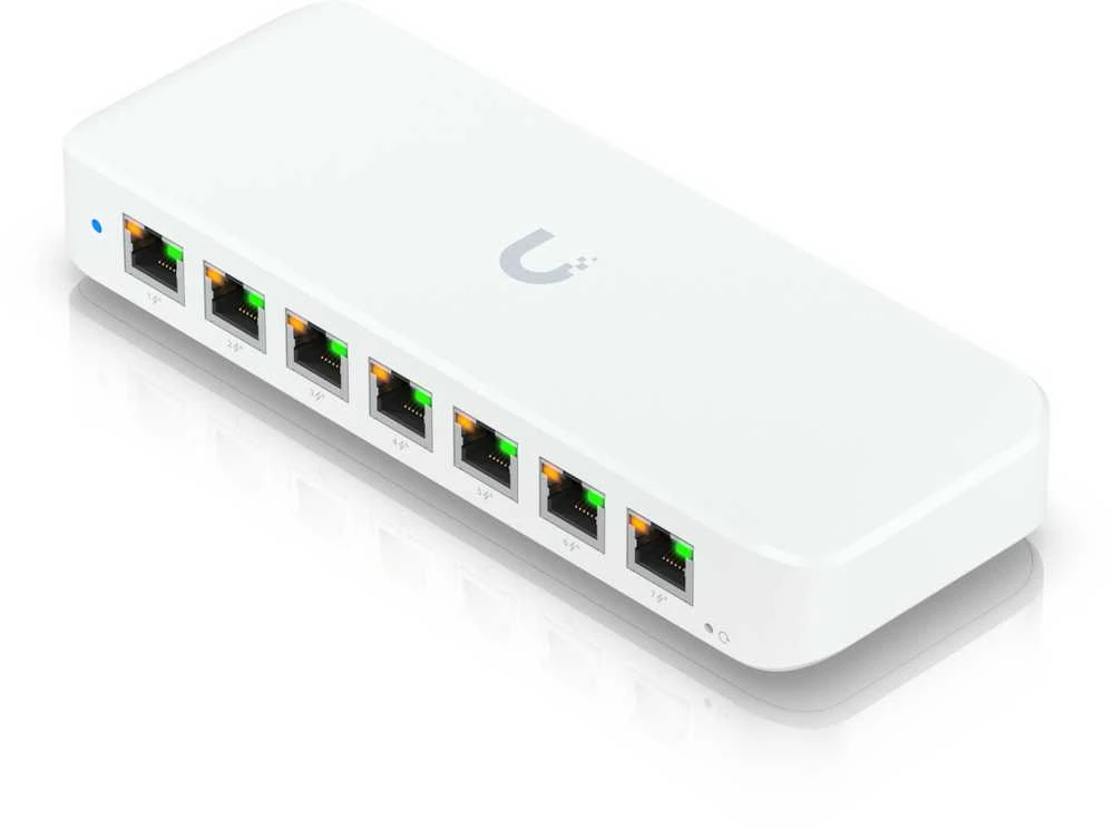 Šakotuvas Ubiquiti Ultra 210W Valdomas L2 Gigabit Ethernet (10/100/1000) Maitinimas per Eternetą (PoE) Balta