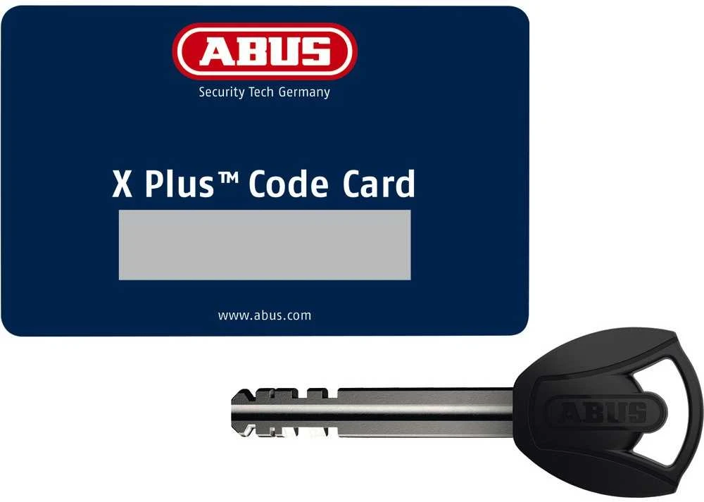 ABUS GRANIT Power XS 67/105HB50 raudona+10KS120 juoda kilpa