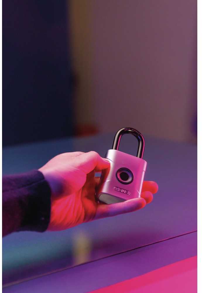 Drėkintuvas ABUS Touch 57/50 Padlock IP66/68 – piršto atspaudas