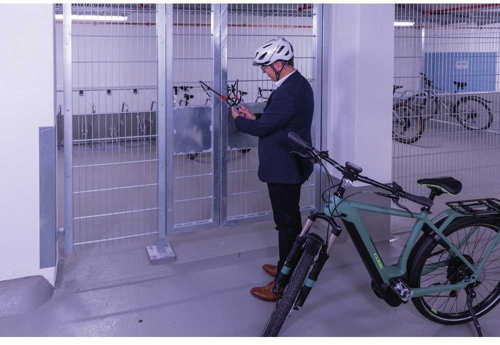 Drėkintuvas ABUS Touch 57/50 Padlock IP66/68 – piršto atspaudas