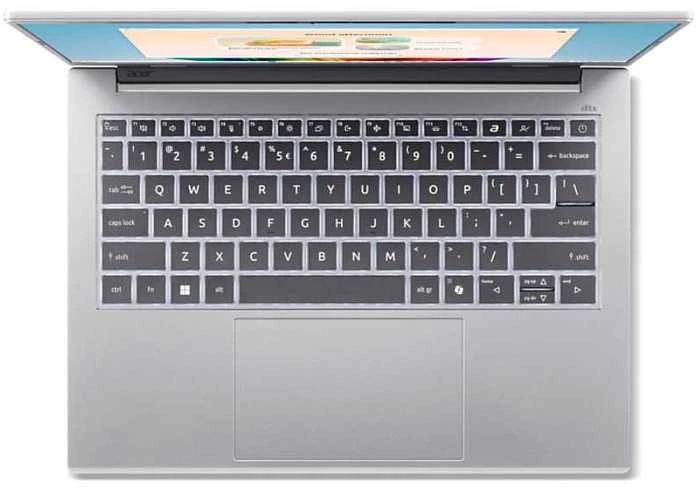 Nešiojamas kompiuteris „Acer Aspire 14“ dirbtinio intelekto OLED (A14-53M-58AQ) „Copilot+“ 14,0 colių įstrižainės WUXGA OLED ekranas su „Intel Ultra 5-226V“ (40 TOPS) procesoriumi, 16 GB RAM, 512 GB SSD, „Windows 11“ operacine sistema.