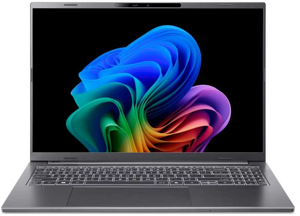Nešiojamas kompiuteris „Acer Aspire 16“ dirbtinio intelekto OLED (A16-52M-75LW) „Copilot+“ 16,0 colių įstrižainės WUXGA OLED ekranas su „Intel i7U-258V“ (47 colių įstrižainė) procesoriumi, 32 GB RAM, 1 TB SSD, „Windows 11“ operacine sistema.