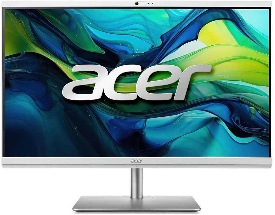 Stacionarus kompiuteris „Acer Aspire C27-195ES“ daugiafunkcis kompiuteris, 27 colių (68,6 cm) FHD IPS ekranas, „Intel Core Ultra 5 125U“ procesorius, 16 GB DDR5 RAM, 1 TB M.2 SSD, „Windows 11 Home“