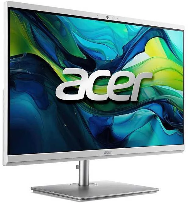 Stacionarus kompiuteris „Acer Aspire C27-195ES“ daugiafunkcis kompiuteris, 27 colių (68,6 cm) FHD IPS ekranas, „Intel Core Ultra 5 125U“ procesorius, 16 GB DDR5 RAM, 1 TB M.2 SSD, „Windows 11 Home“