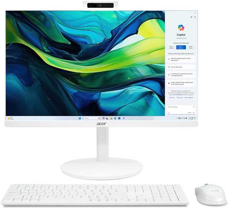 Stacionarus kompiuteris „Acer Aspire C27-A“ daugiafunkcis 27 colių įstrižainės FHD i7-1355U 16 GB / 1 TB SSD nešiojamas kompiuteris, „Windows 11“