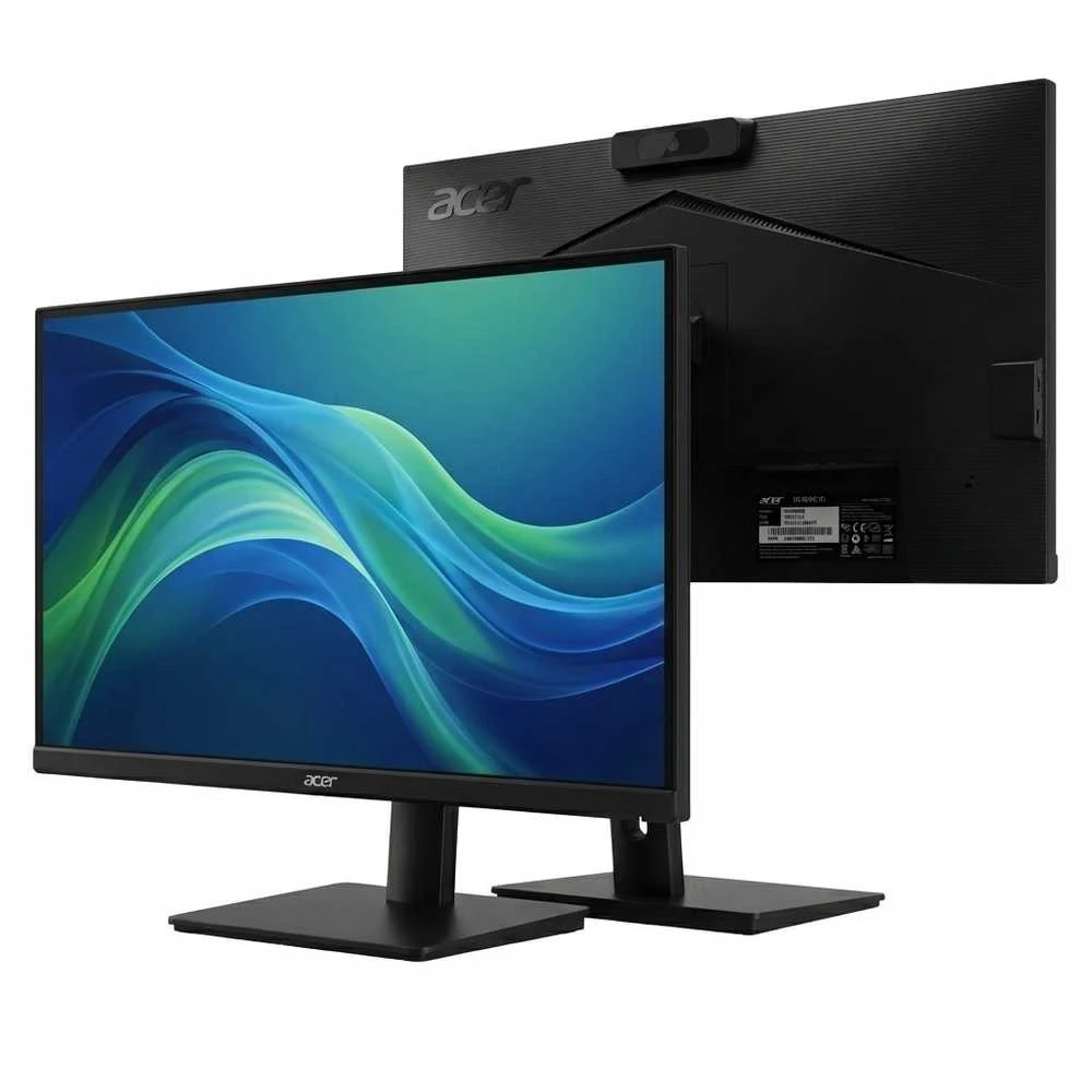 Monitorius „Acer Vero B248WE5bemiqprcuzx“ – 24 colių | IPS | WUXGA | 100 Hz | HDR10 | Adaptyvus sinchronizavimas | USB-C | 4 USB šakotuvai | RJ-45 | Internetinė kamera | „Pivot“ | Aukščio reguliavimas 150 mm | Juodas