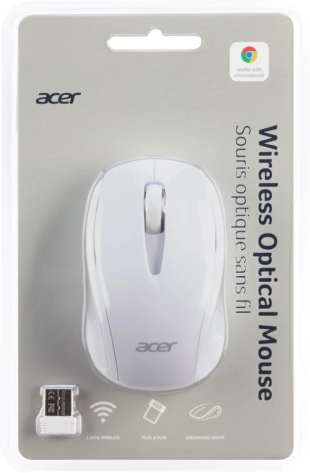 Acer Belaidė pelė AMR800 (Baltas)