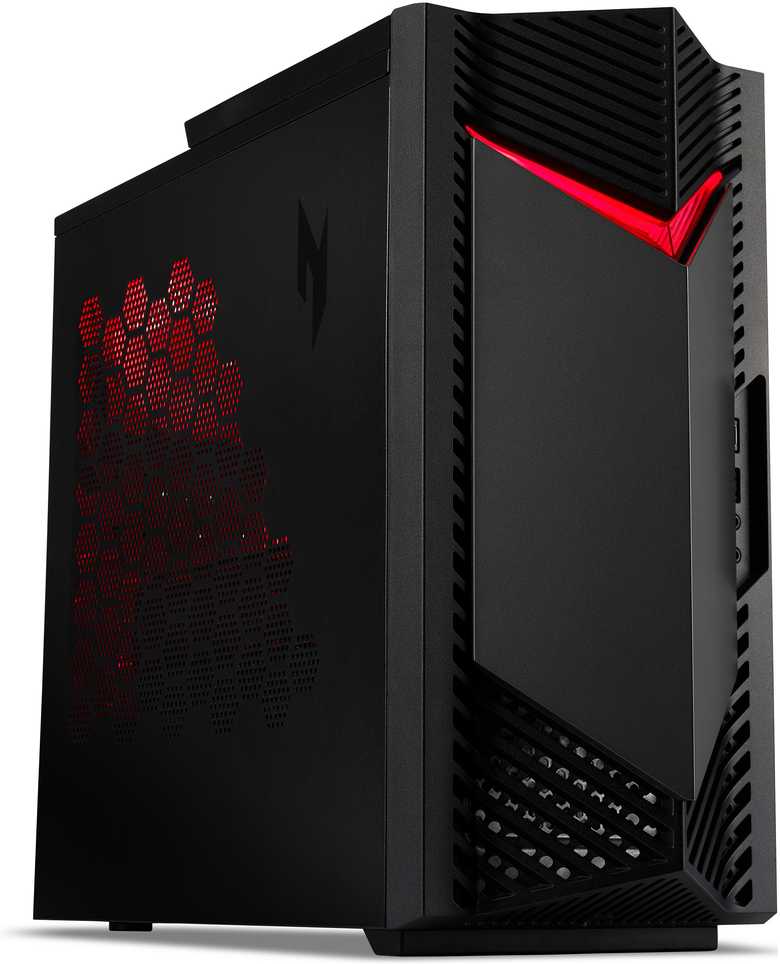 Stacionarus kompiuteris „Acer Nitro N50-656“ žaidimų kompiuteris su „Intel Core i7-14700F“ procesoriumi, 32 GB DDR5 RAM, 1 TB M.2 SSD, „NVIDIA GeForce RTX 5060“ vaizdo plokšte, „Windows 11 Home“