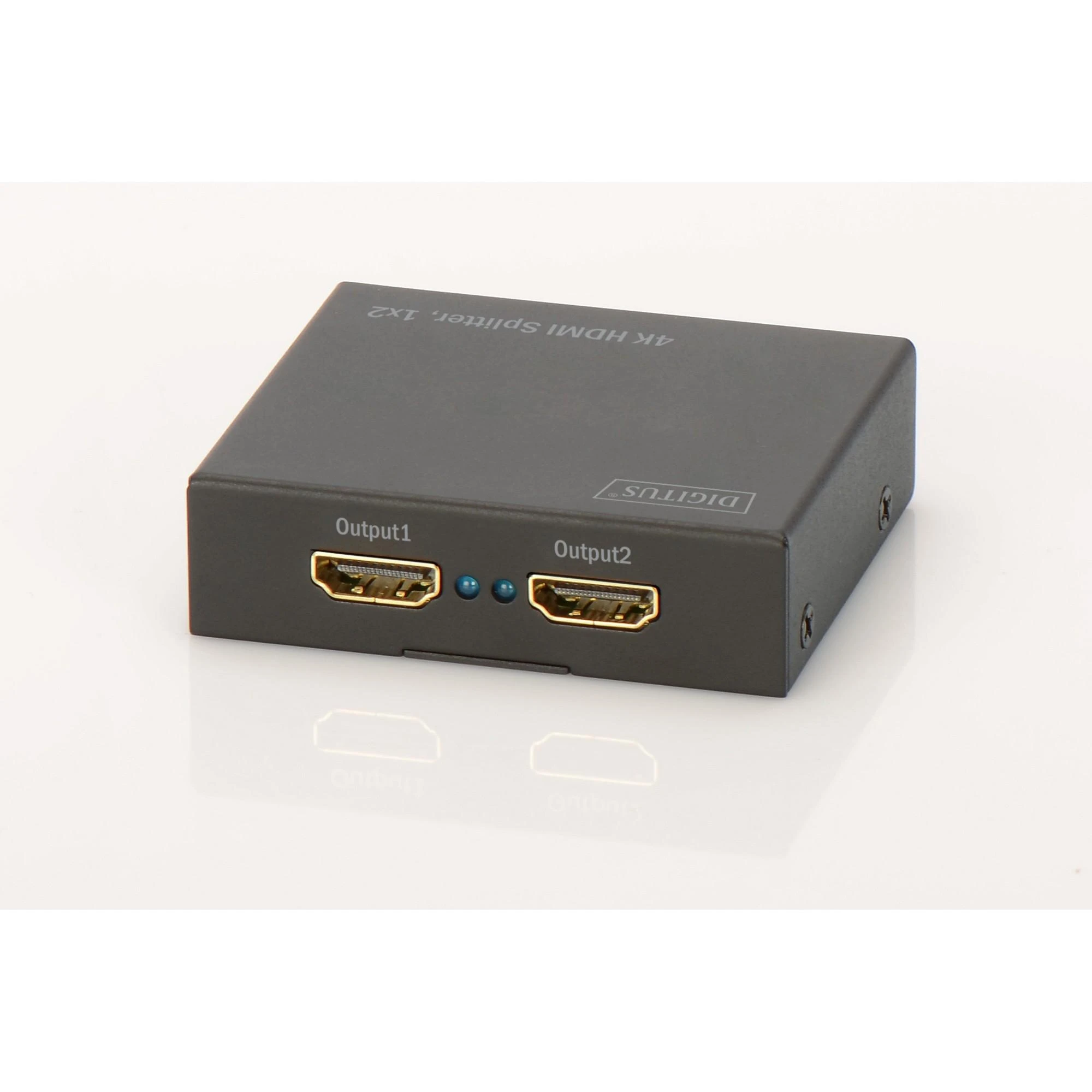 Šakotuvas Assmann Electronic Digitus DIGISTUS 4K HDMI Splitter 1x2 unterstuetzt 4K2K 3D Video Format Farbe juodas