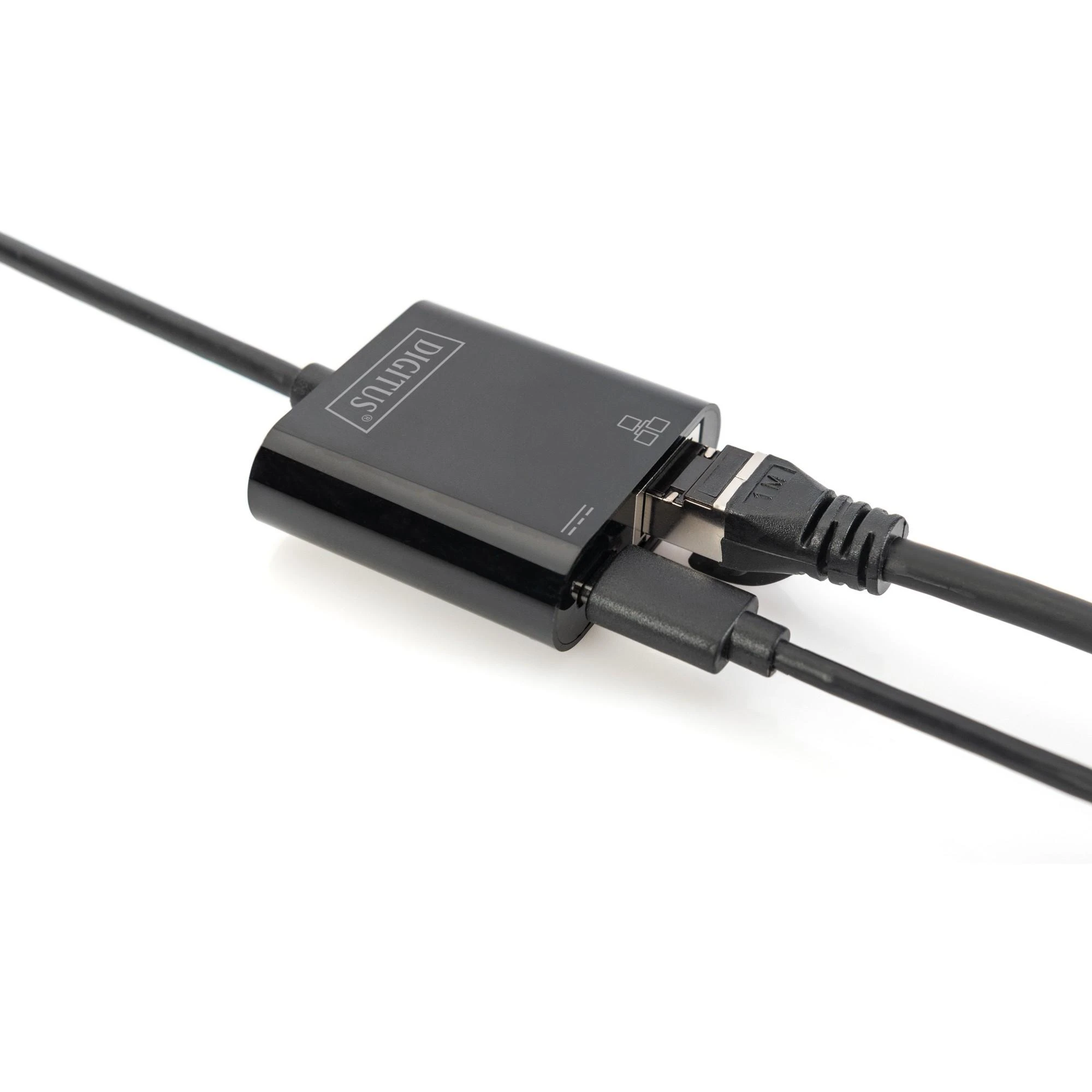 Assmann Electronic Assmann elektroninis DIGITUS USB Type-C Gigabit Ethernet adapteris su maitinimo tiekimo palaikymu