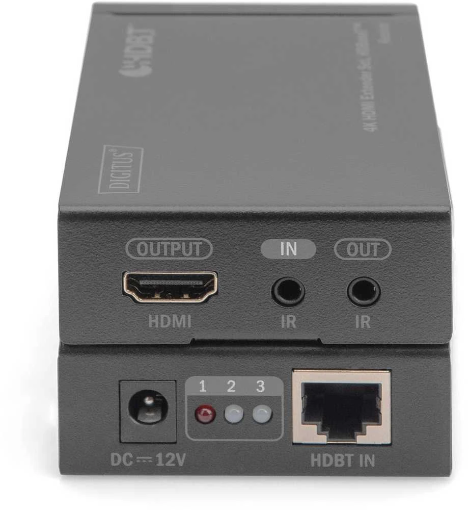 Assmann Electronic DIGITUS 4K HDMI prailginimo rinkinys HDBaseT 70 m per tinklo kabelį Cat 5E 6 7 UHD 4K2K/30 Hz