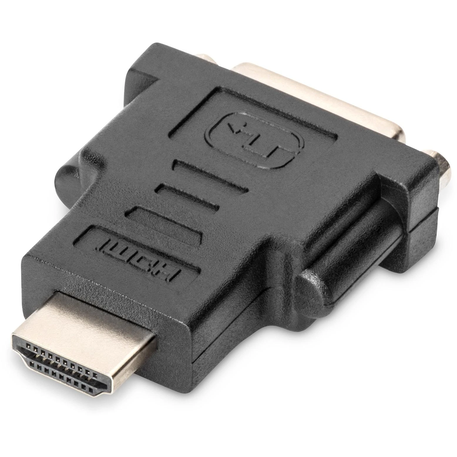 Assmann Electronic ASSMANN HDMI adapteris tipas A - DVI-I(24+5) M/F Full HD bl
