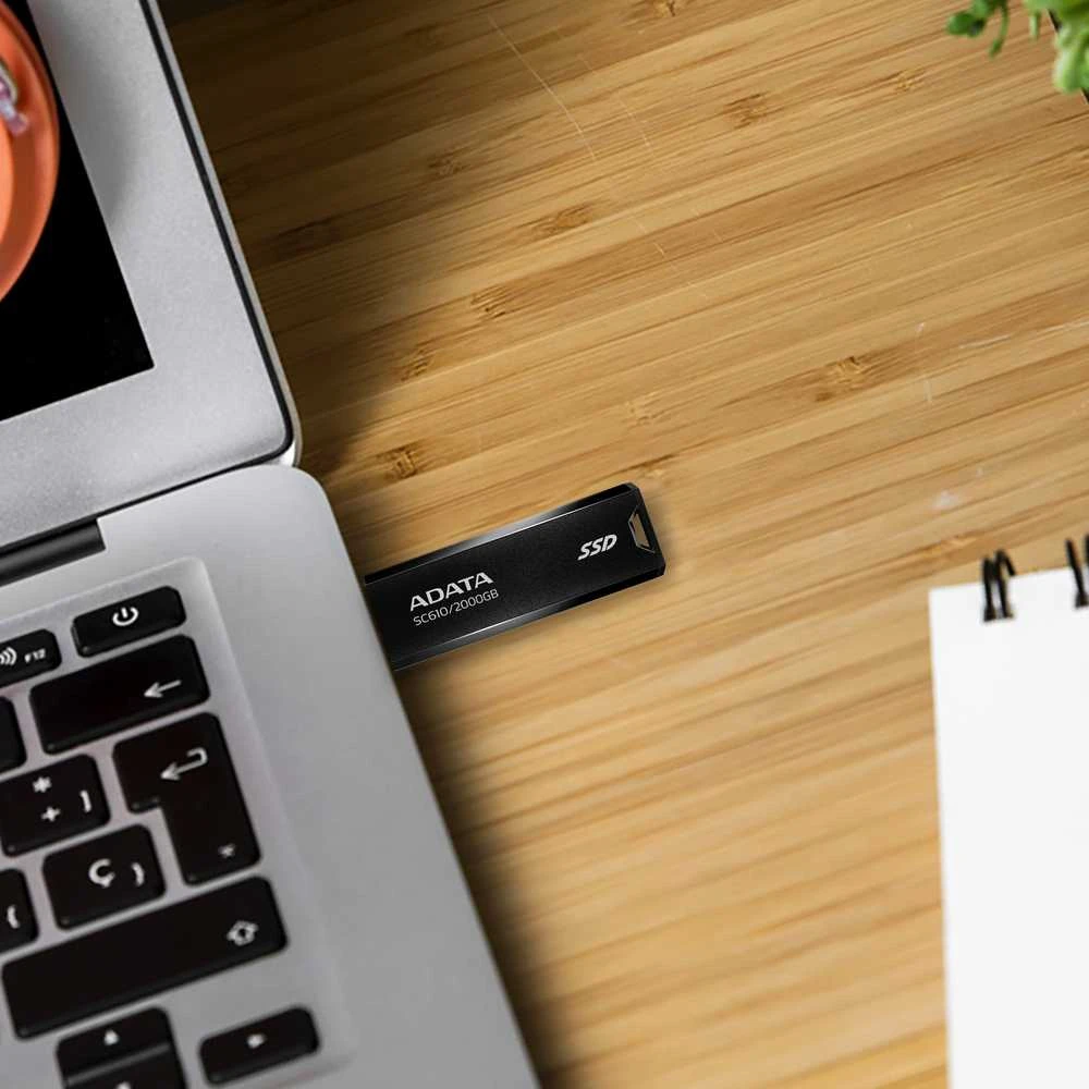 Kietasis diskas USB Atmintinė - ADATA SC610 1TB USB Type-A 3.2 Gen 2 Juoda