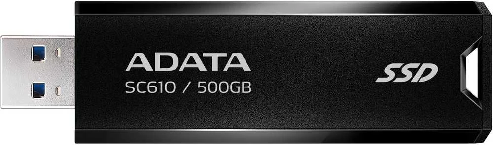 Kietasis diskas USB Atmintinė - ADATA SC610 1TB USB Type-A 3.2 Gen 2 Juoda