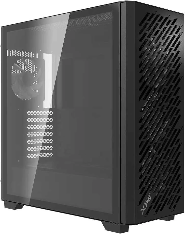 ADATA XPG VALOR AIR PRO korpusas, ATX, permatomas šoninis skydelis, 4x 120 mm ARGB ventiliatoriai, juodas
