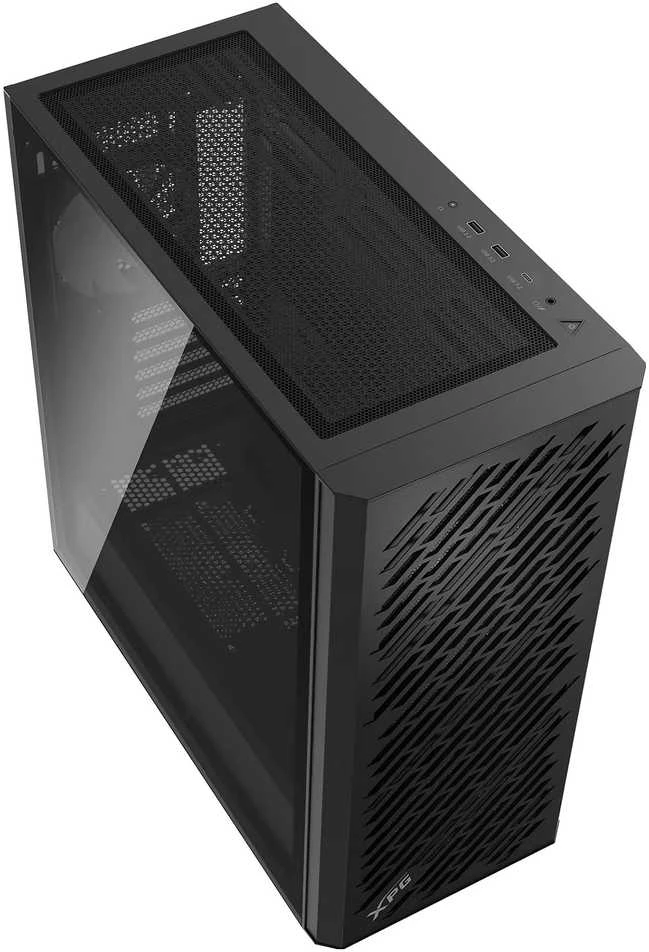 ADATA XPG VALOR AIR PRO korpusas, ATX, permatomas šoninis skydelis, 4x 120 mm ARGB ventiliatoriai, juodas
