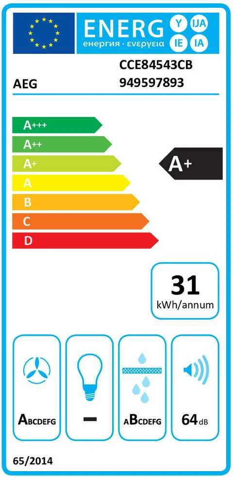 Indukcinė kaitlentė su integruotu gartraukiu AEG CCE84543CB, 80 cm