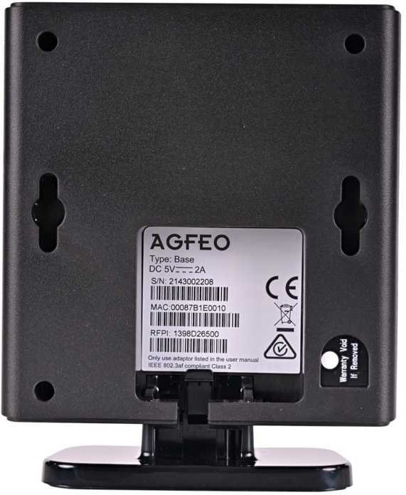 Telefonas stacionarus Agfeo AGFEO DECT IP-Basis pro XS