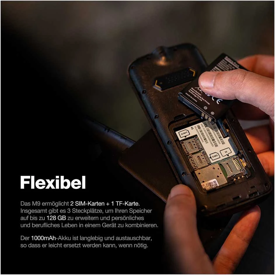 Išmanusis telefonas AGM Mobile by beafon M9 Bartype Outdoor Keys