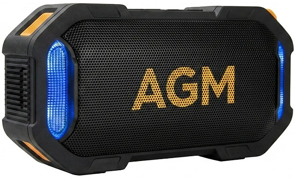 AGM Mag Rock, 8 W, Belaidis, Vakarėlių garsiakalbis, Juoda, Oranžinė, Mygtukai, Universalus