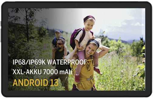 Planšetė Beafon P1L Lite Outdoor Rugged 64GB Pilka (AGM_P1L_EU001B)