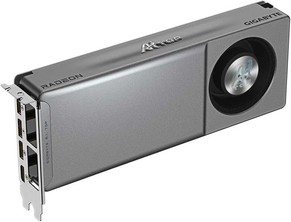 „GIGABYTE Radeon AI PRO R9700 AI TOP 32G“ vaizdo plokštė, 32 GB GDDR6 – mažmeninė prekyba