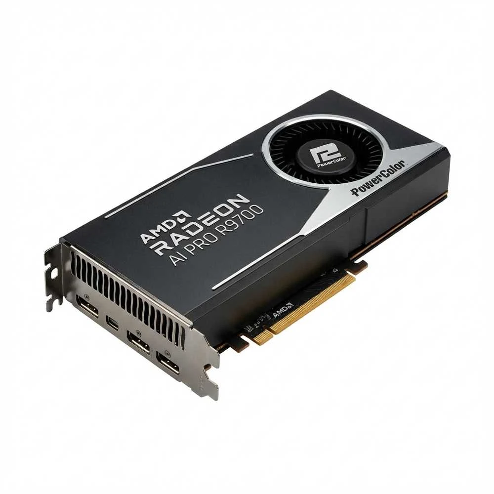 PowerColor AI PRO R9700 32G-B vaizdo plokštė