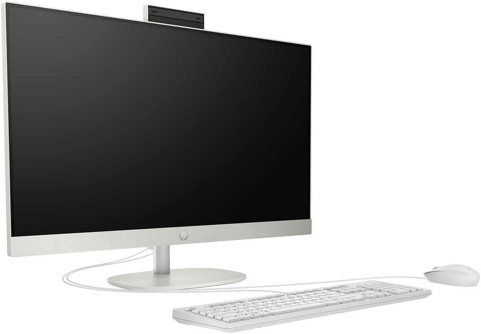 Monitorius HP All-in-One kompiuteris 27-cr0111ng [68,5 cm (27") FHD ekranas, Ryzen 3 7320U, 8 GB RAM, 512 GB SSD, DOS]