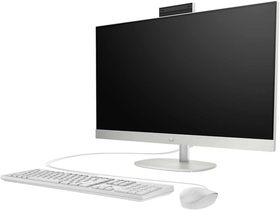 Monitorius HP All-in-One kompiuteris 27-cr0111ng [68,5 cm (27") FHD ekranas, Ryzen 3 7320U, 8 GB RAM, 512 GB SSD, DOS]