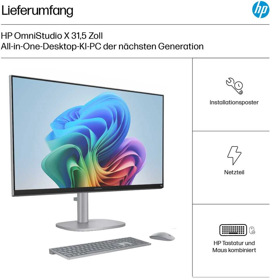 Monitorius HP OmniStudio X 32" UHD IPS daugiafunkcis kompiuteris su Core Ultra 7 256V 16GB / 1TB SSD Win11 32-c1073ng