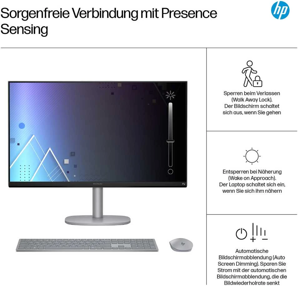 Monitorius HP OmniStudio X daugiafunkcis kompiuteris 32-c1173ng [80 cm (31,5 colio) 4K UHD ekranas, IntelCore Ultra 7 256V, 16 GB RAM, 1 TB SSD, Win11]