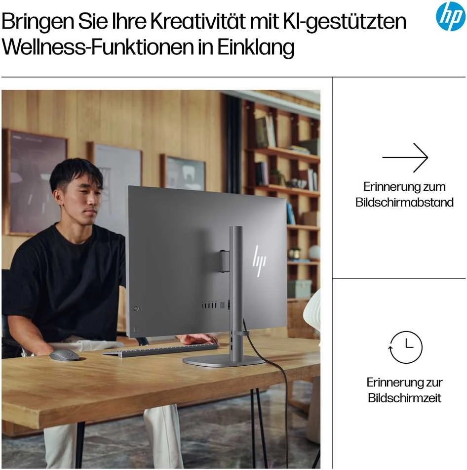 Monitorius HP OmniStudio X daugiafunkcis kompiuteris 32-c1173ng [80 cm (31,5 colio) 4K UHD ekranas, IntelCore Ultra 7 256V, 16 GB RAM, 1 TB SSD, Win11]