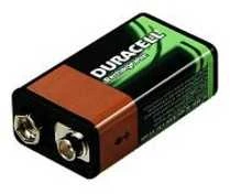 Akumuliatorius - Duracell 9V Įkraunamas 170 mAh 400 Ciklų