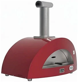 Alfa Forni Alfa Forni Moderno 3 Pizze Wood red