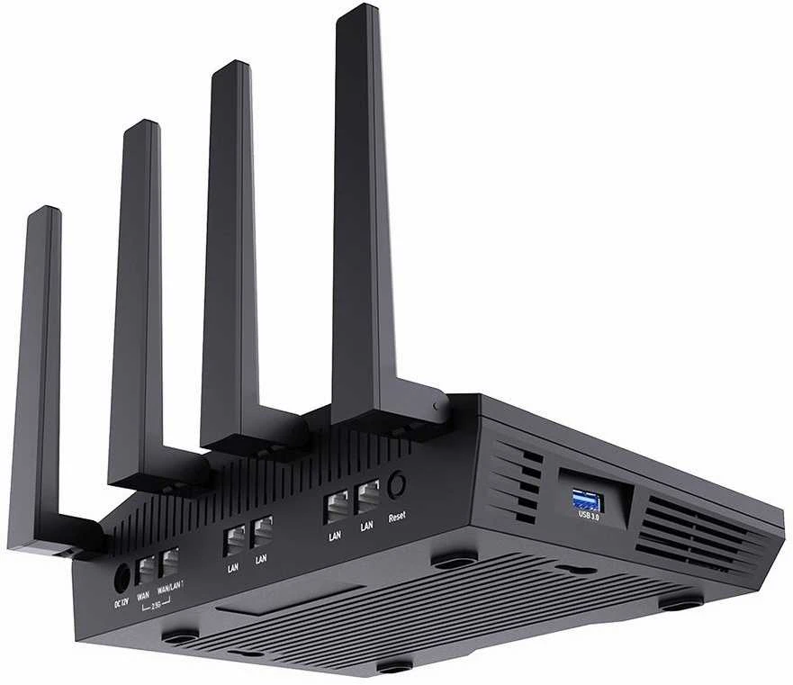 GL.iNet GL-MT6000 belaidis maršrutizatorius – WiFi 6 AX6000, 2.5G, USB 3.0