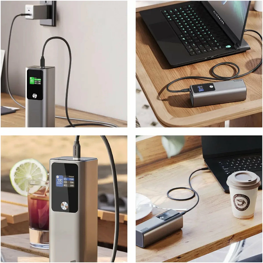 ALOGIC Ark 27 000 mAh maitinimo blokas su 140 W USB-C įkrovimu