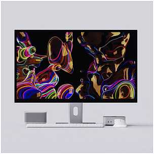 Monitorius Alogic ASPEKT 32 UHD Błyszczący Docking Pilka (32A4KPDSGR)