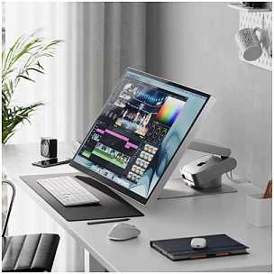 Alogic ASPEKT Touch 32 UHD matinis doko monitorius, tik sidabrinis