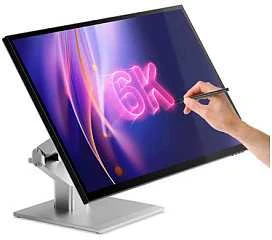 Alogic CLARITY Touch 32 UHD 6K monitorius 95 W PD su stovu