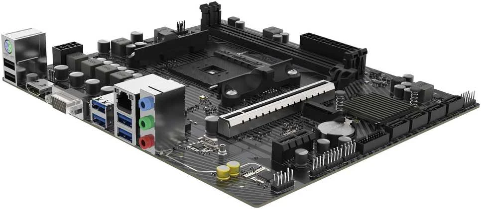 Sapphire A520M-E AMD A520 lizdas AM4 mikro ATX