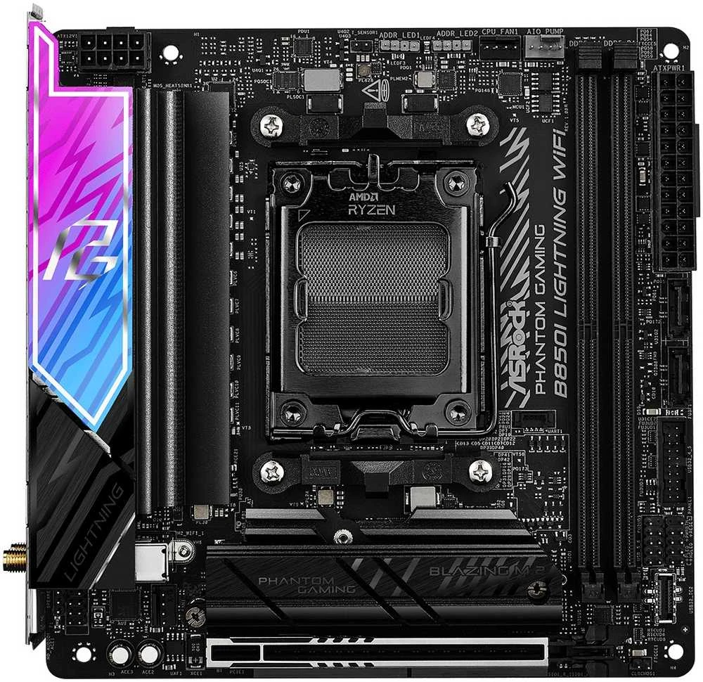 ASRock Phantom Gaming B850I „Lightning WiFi“ AMD B850 Socket AM5 mini ITX