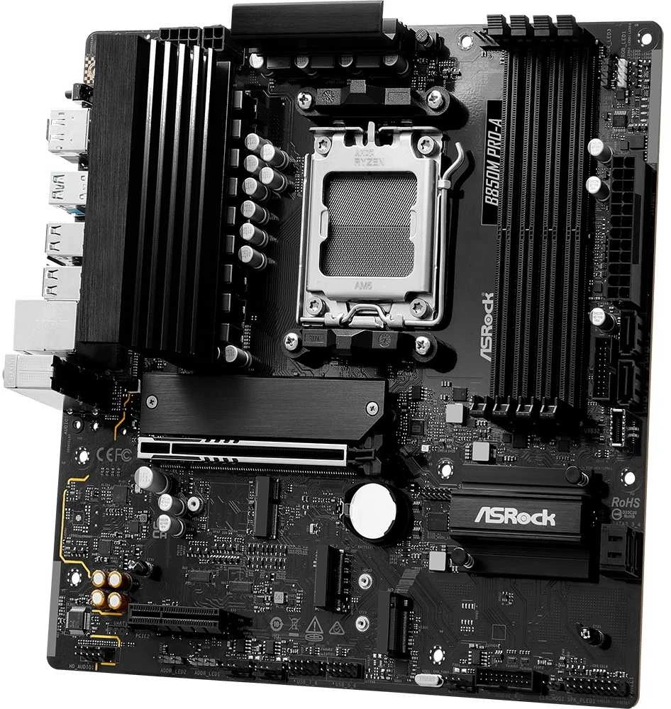 Pagrindinė plokštė Asrock B850M Pro-A AMD B850 Socket AM5 micro ATX