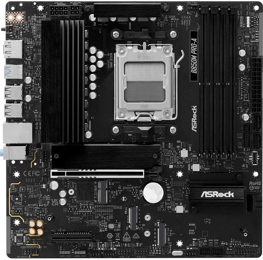 Pagrindinė plokštė Asrock B850M Pro-A AMD B850 Socket AM5 micro ATX