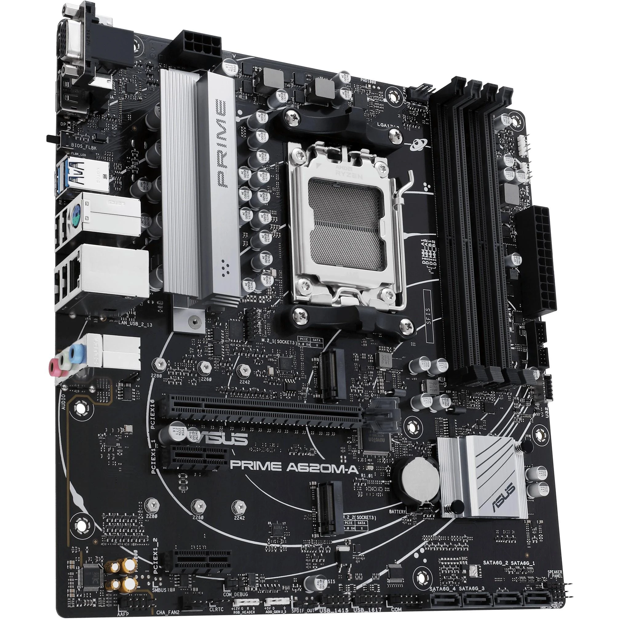 Pagrindinė plokštė Motininė Plokštė - ASUS Prime A620M-A-CSM AM5 Lizdas „Micro ATX“