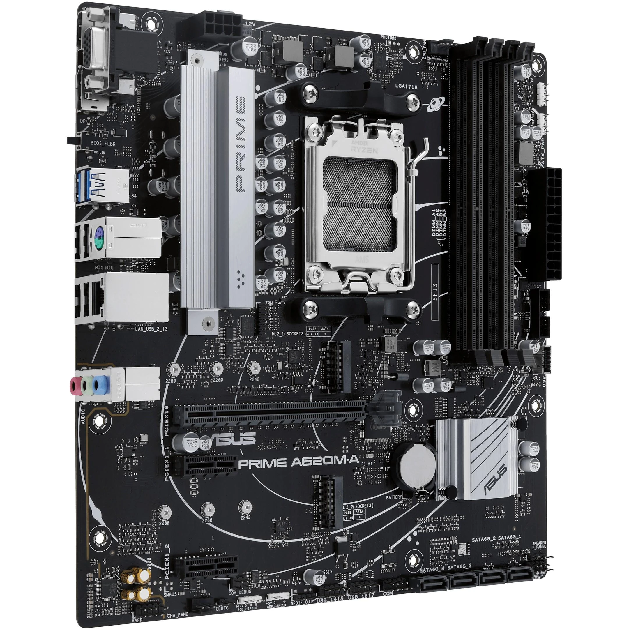 Pagrindinė plokštė Motininė Plokštė - ASUS Prime A620M-A-CSM AM5 Lizdas „Micro ATX“