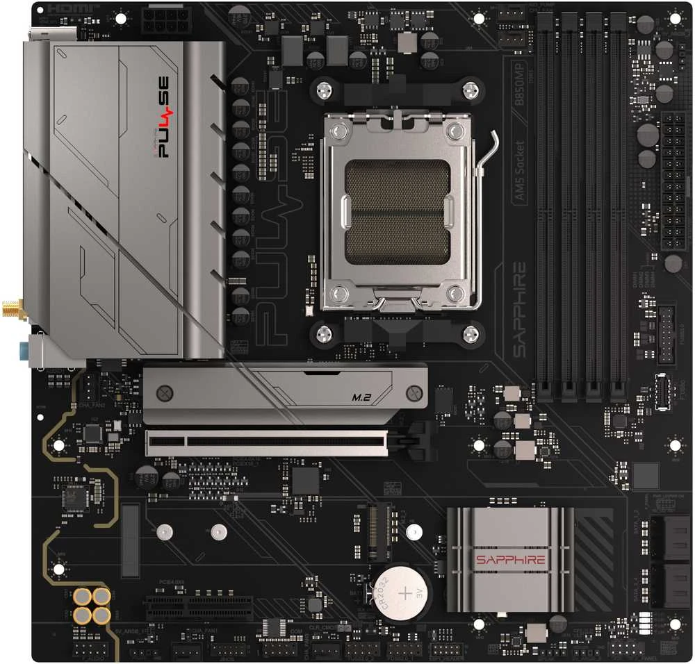 Sapphire PULSE B850M WIFI AMD B850 Socket AM5 micro ATX pagrindinė plokštė